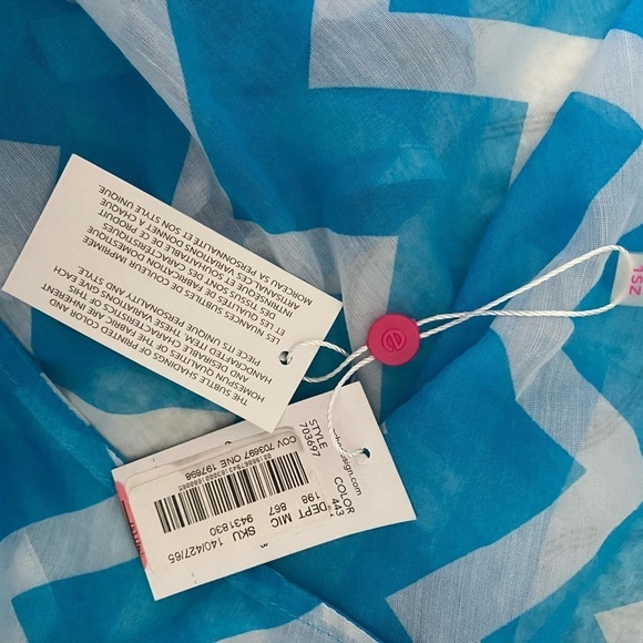 Echo Design Swim Cover Up With Tie NWT One Size - Picture 5 of 8